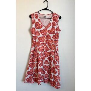 Svaha Organic Cotton Heart Dress Summer Artsy Stem Teacher Whimsical Quirky Chic